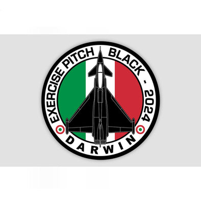 ITALIAN AIR FORCE TYPHOON PITCH BLACK 2024 Sticker