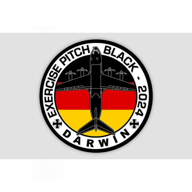 GERMAN AIR FORCE A400M PITCH BLACK 2024 Sticker