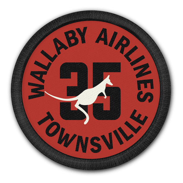 35 SQUADRON WALLABY AIRLINES TOWNSVILLE PATCH