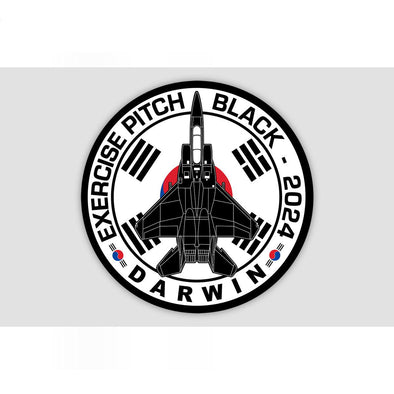 REPUBLIC OF KOREA AIR FORCE F-15 EAGLE PITCH BLACK 2024 Sticker