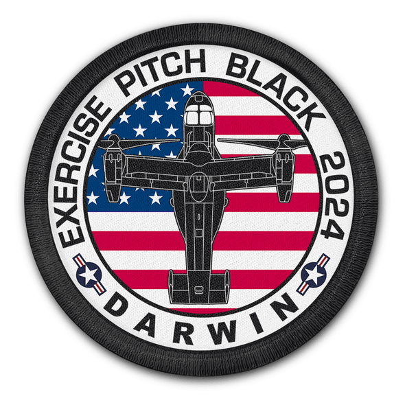 USMC MV-22 OSPREY PITCH BLACK 2024 PATCH