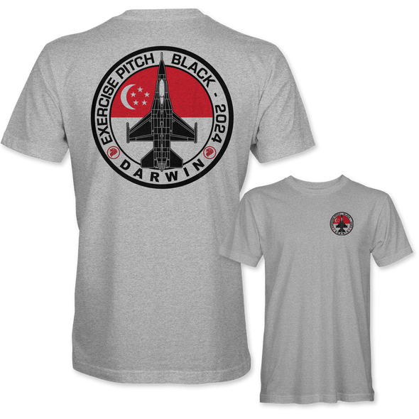 REPUBLIC OF SINGAPORE AIR FORCE F-16 PITCH BLACK 2024 T-Shirt