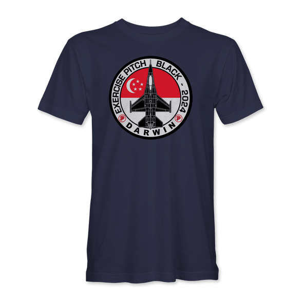 REPUBLIC OF SINGAPORE AIR FORCE F-16 PITCH BLACK 2024 T-Shirt