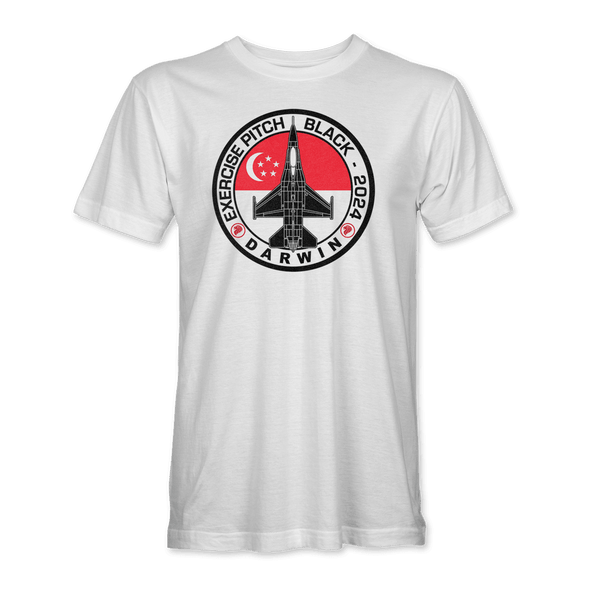 REPUBLIC OF SINGAPORE AIR FORCE F-16 PITCH BLACK 2024 T-Shirt