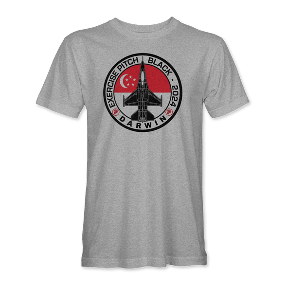 REPUBLIC OF SINGAPORE AIR FORCE F-16 PITCH BLACK 2024 T-Shirt