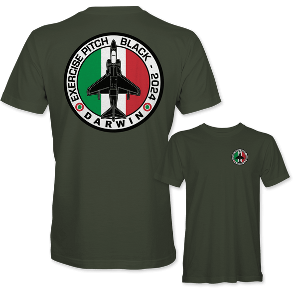 ITALIAN AIR FORCE HARRIER PITCH BLACK 2024 T-Shirt