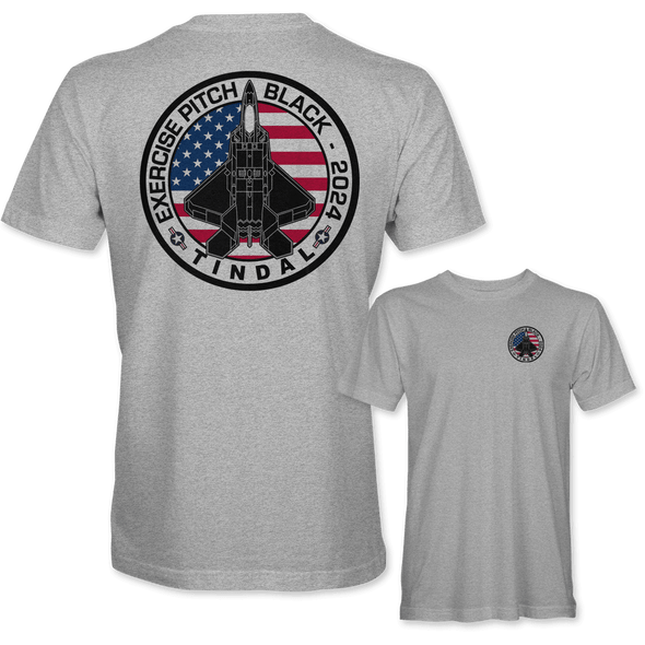 USAF F-22 RAPTOR PITCH BLACK 2024 T-Shirt