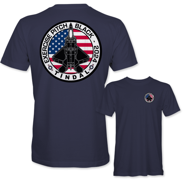 USAF F-22 RAPTOR PITCH BLACK 2024 T-Shirt