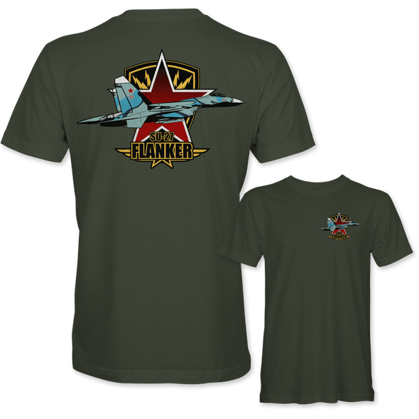 SU-27 FLANKER T-Shirt - Mach 5