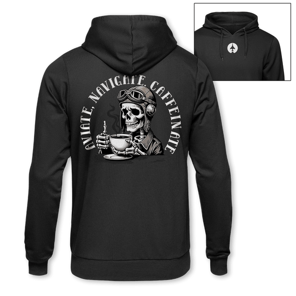 AVIATE, NAVIGATE, CAFFEINATE Hoodie