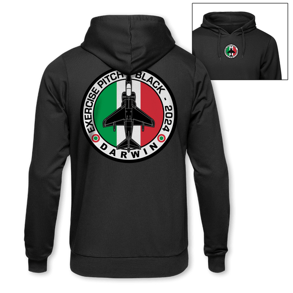 ITALIAN AIR FORCE HARRIER PITCH BLACK 2024 Hoodie