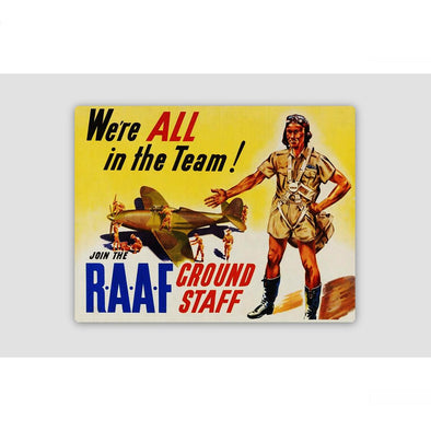 RAAF 'GROUND STAFF' Sticker