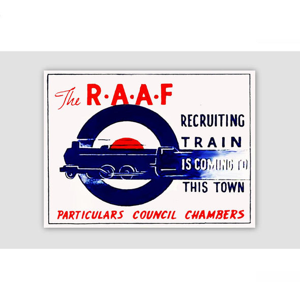 RAAF 'RECRUITMENT TRAIN' Sticker