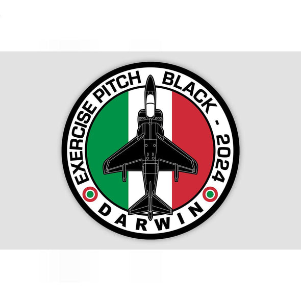 ITALIAN AIR FORCE HARRIER PITCH BLACK 2024 Sticker