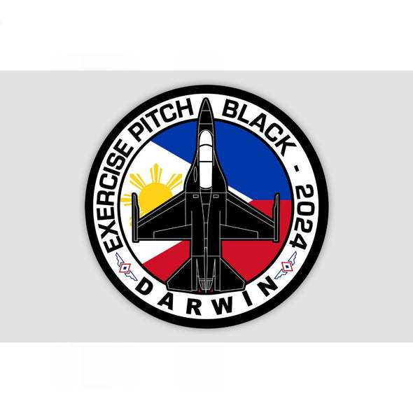 PHILIPPINE AIR FORCE FA-50PH PITCH BLACK 2024 Sticker