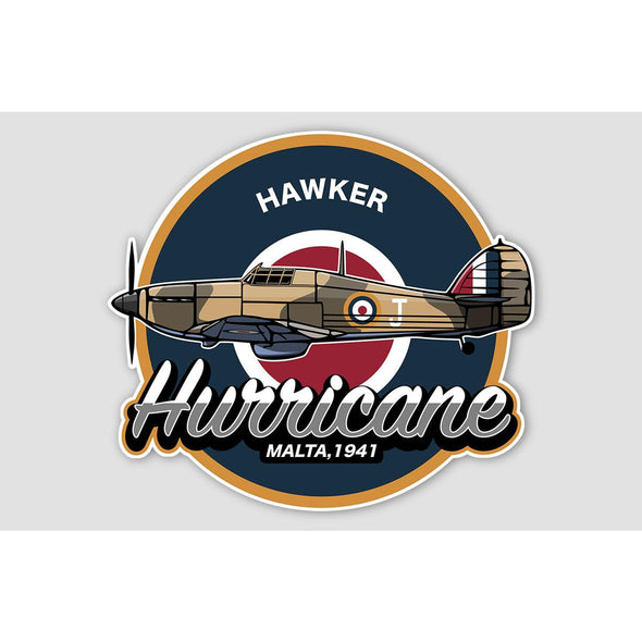 HURRICANE 'MALTA 1941' Sticker - Mach 5