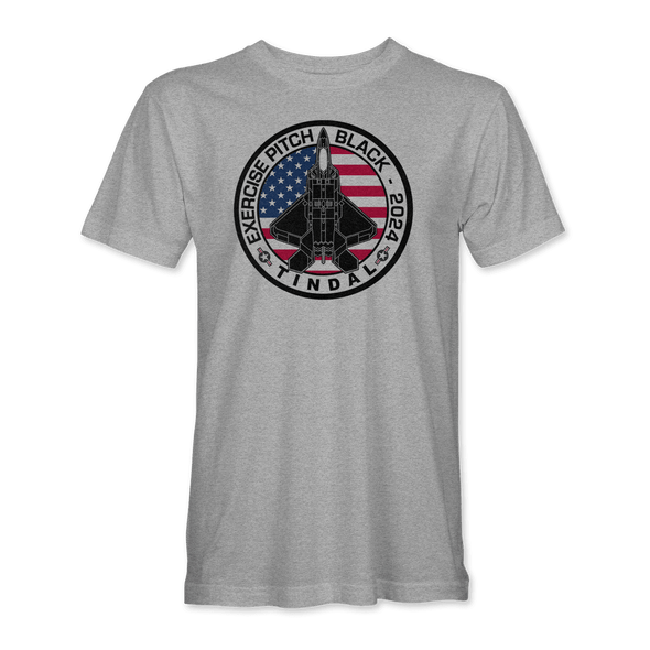 USAF F-22 RAPTOR PITCH BLACK 2024 T-Shirt