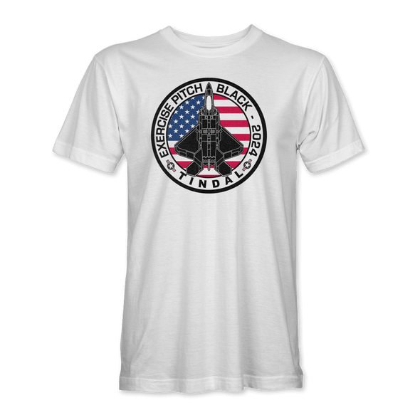 USAF F-22 RAPTOR PITCH BLACK 2024 T-Shirt