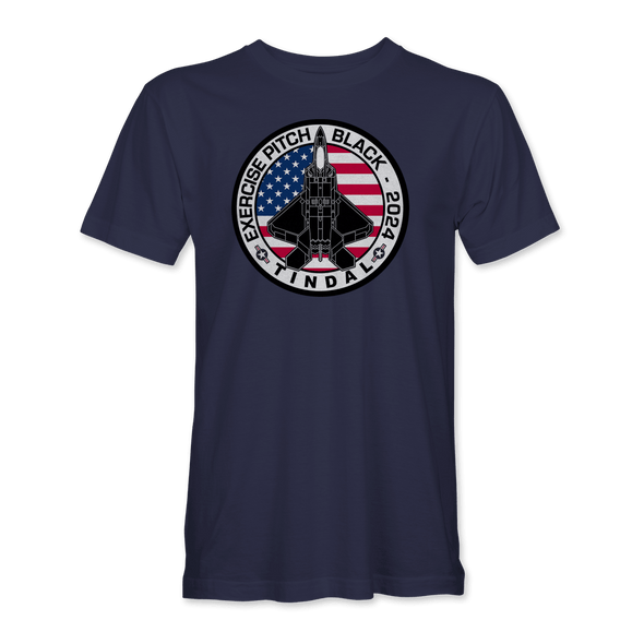 USAF F-22 RAPTOR PITCH BLACK 2024 T-Shirt