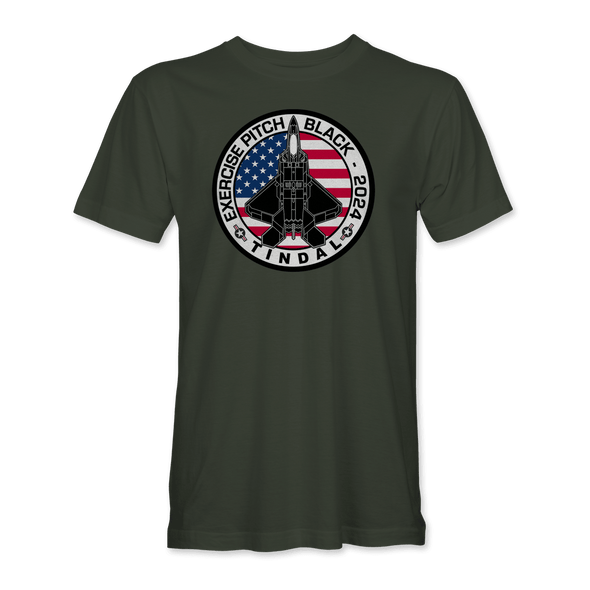 USAF F-22 RAPTOR PITCH BLACK 2024 T-Shirt