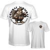 COMBAT WOMBAT 'EATS, ROOTS, SHOOTS & LEAVES' T-Shirt