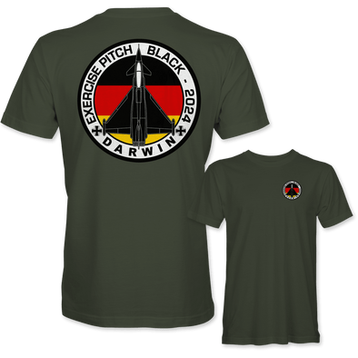 GERMAN AIR FORCE TYPHOON PITCH BLACK 2024 T-Shirt