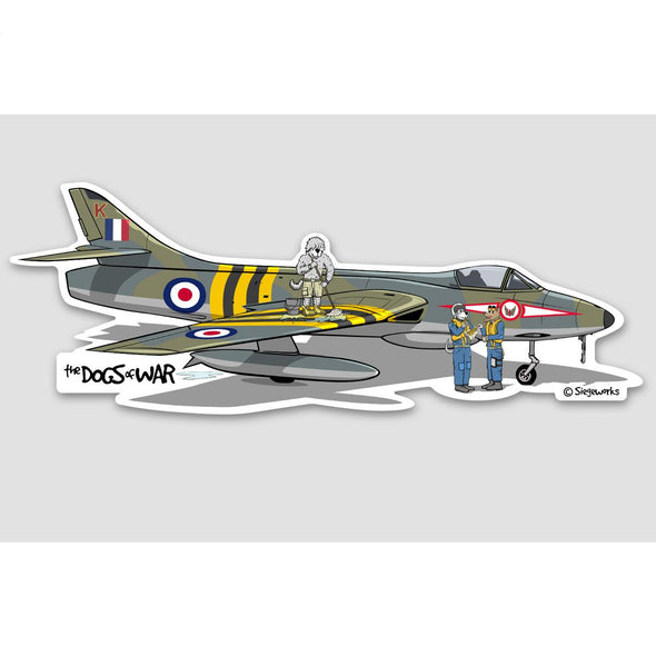 HAWKER HUNTER Sticker - Mach 5