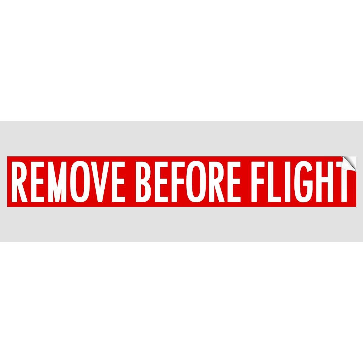 REMOVE BEFORE FLIGHT Sticker – Mach 5