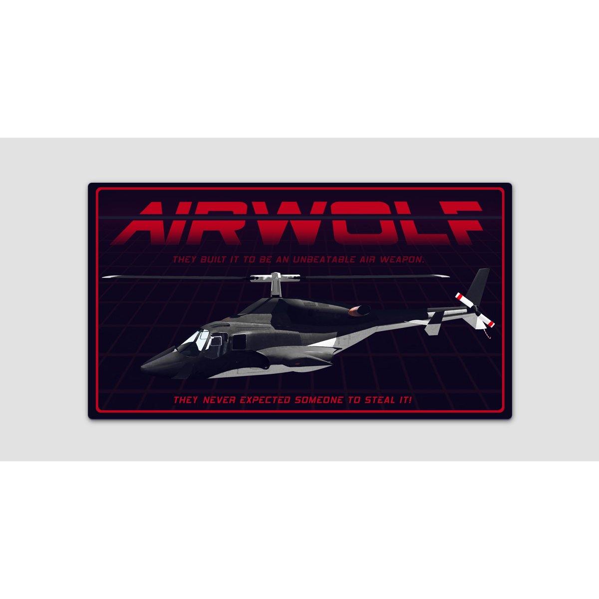 AIRWOLF Sticker – Mach 5